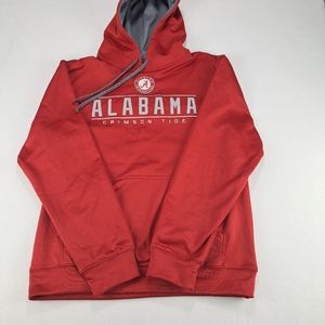 Alabama Crimson Tide‎ Knights Apparel Red Pullover Hoodie Medium EUC embroidered